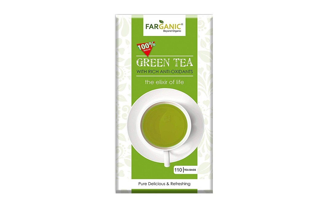 Farganic Green Tea With Rich Anti-Oxidants   Pack  110 pcs